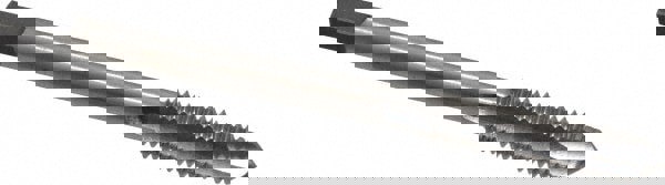 Extension Tap: 3/8-16, 3 Flutes, H3, Bright/Uncoated, High Speed Steel, Spiral Point